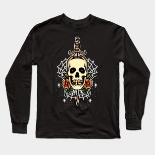 skull and dagger Long Sleeve T-Shirt